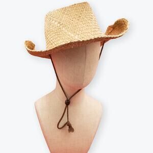 Straw "Bud Light" Cow Boy Hat